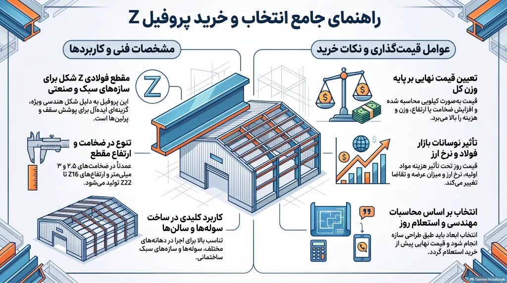 راهنمای_انتخاب_و_خرید_پروفیل_Z